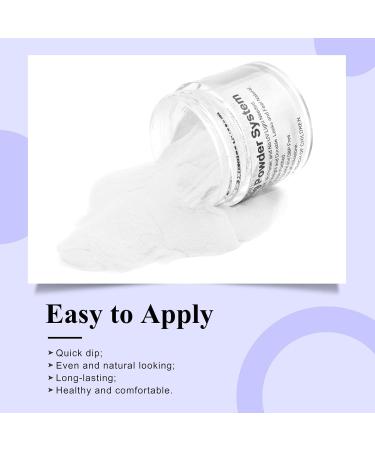 28g/Box French Manicure Pink & White Dip Powder Nails - No UV/LED Cure | Natural White Dip-Natural White-UKA - Buy Online on GoSupps.com