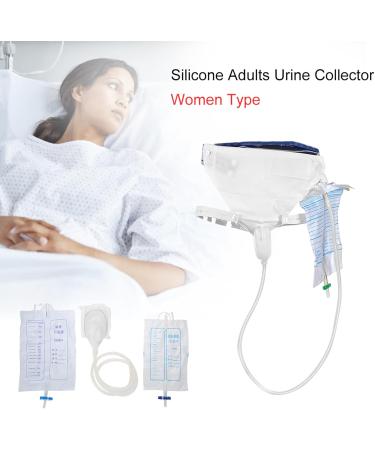 Buy Silicone Urine Collector for Women - Portable Reusable & Comfortable Catheter Bags for Elderly | International Shipping Available - Buy Online on GoSupps.com