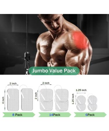 Premium Replacement TENS Unit Pads for TENS 7000 and AUVON TENS - 28 Pcs - Self-Adhesive Electrode Pads - Buy Online on GoSupps.com
