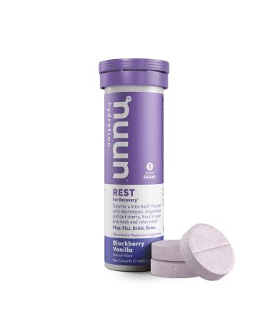 Nuun, Drink Tab Rest for Recovery BlackBerry Vanilla, 10 Count