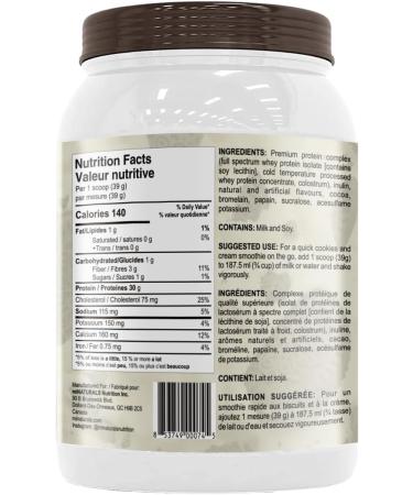 miNATURALS Whey Pure Isolate High Protein Drink Mix Powder For Shakes (Cookies & Cream - 1 KG) - with Inulin Fibre - Chicory Root Cookies & Cream (1 KG) - Buy Online on GoSupps.com