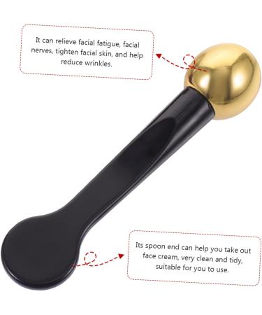Mipcase Cuill res De Massage Oculaire En Alliage De Zinc 2 Pi ces T te Ronde Violet Et Noir Massage Professionnel Contour Des Yeux Outil Portable Pour Soins Quotidiens - Buy Online on GoSupps.com