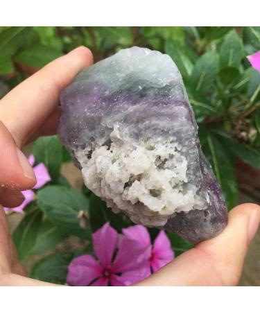 Uspick Natural raw Rainbow Fluorite Rock 1pc Crystal - Buy Online on GoSupps.com
