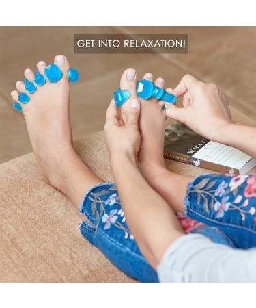 YogaToes Gems Toe Seperators - Sapphire Blue - Buy Online on GoSupps.com