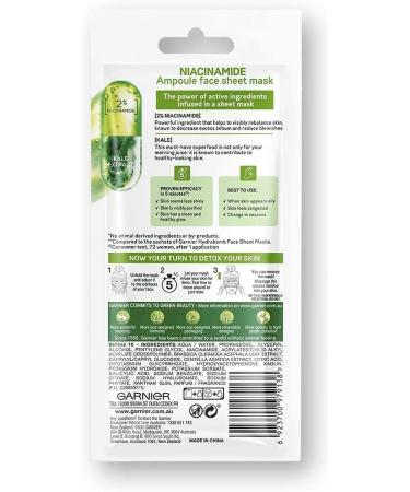 L'Or al Group 5xGarnier_AmpouleMask_Niacinamide_oily skin - Buy Online on GoSupps.com