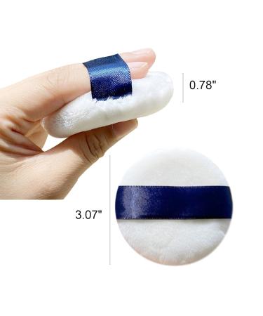 Large Fluffy Powder Puff - Pure Cotton Face Makeup Puff for Loose Powder | Honey Cushion Puff with Transparent Box - Buy Online on GoSupps.com