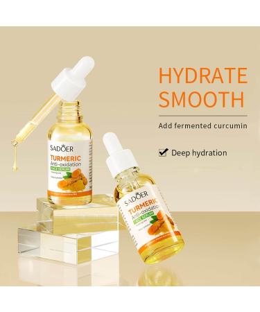 Turmeric Moisturizer Serum - Hydrating Face & Body Skincare for All Skin Types | Deep Moisturizing for Dry Skin - Buy Online on GoSupps.com