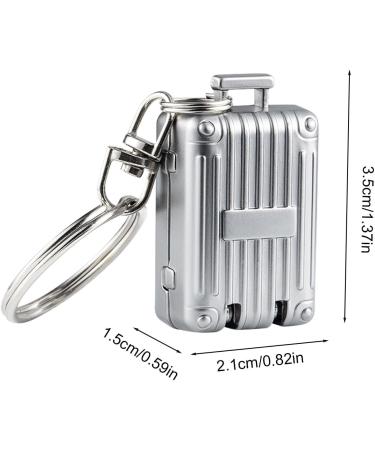 Fingernail Cutter Stainless Steel Small Nail Clipper Keychain | Women Fashion Accessory Manicure Trimmer for Polishing Nails for Travelling Dormitory Silver L - Buy Online on GoSupps.com