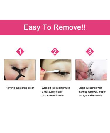 Uraqt Magnetic Eyelashes - 7 Pairs 3D False Eyelashes with Eyeliner & Tweezers | Waterproof & Reusable - Buy Online on GoSupps.com