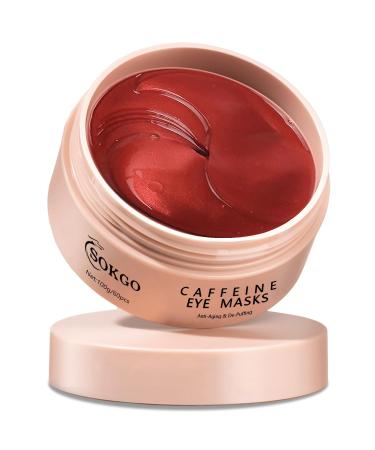 Professional Caffeine Eye Masks Under Eye Patches for Puffy Eyes Eye Masks for Dark Circle Wrinkles and Fine Lines Rejuvenating and Refreshing Eye Masks with Caffeine 1PCS