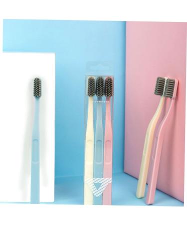 Ultechnovo 6ST Eco-Friendly Stiff Brush Toothbrushes | Sustainable Dental Care Tools | Frosted Cleaning Brushes for Adults - Buy Online on GoSupps.com