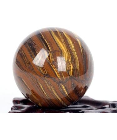 Buy Natural Solid Tiger Eye Ball - Beautiful Stone Ball for Healing & Decor - Buy Online on GoSupps.com