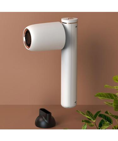 Rechargeable Cordless Hair Dryer USB Portable Hot Cold Wind Small Blow Dryer with 15600mAh Lithium Battery for Dorm Camping Travel - Buy Online on GoSupps.com