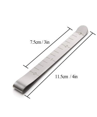Sewing Clips Set - 20 Stainless Steel Hemming Clips with 3 Inches Measurement Ruler - Quilting Supplies - Buy Online on GoSupps.com