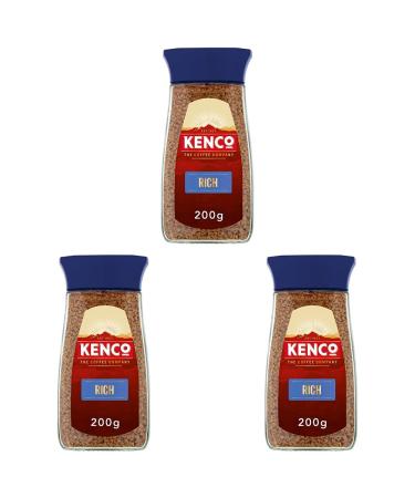 Kenco Rich Instant Coffee 200g (Pack of 3)