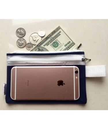 Augbunny 100% Cotton Cosmetic Bag - Canvas Zipper Pouch for Makeup Spring Folder Wallet & Phone - 454 ml - Buy Online on GoSupps.com