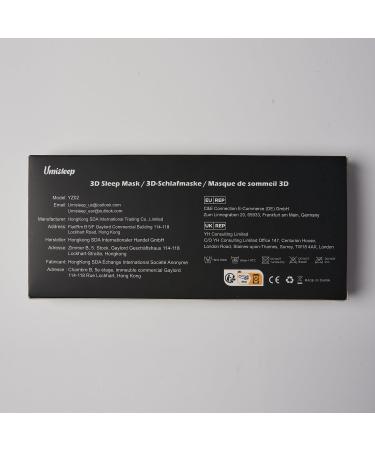 Umisleep Upgraded 3D Sleep Mask for Side Sleepers - Ultra Soft Comfort - Adjustable Strap - Gray - Buy Online on GoSupps.com