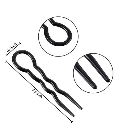 48 Count Plastic U Shaped Hair Pins - Lady Style Grip Hair Accessories for Women & Girls - Buy Online on GoSupps.com