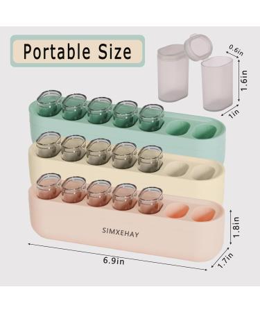 7-Day Pill Organizer | Compact Travel Case for Daily Medication | Green - International Shipping Available - Buy Online on GoSupps.com