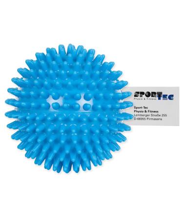 Sport-Tec hedgehog ball massage ball reflexology massage self-massage hardness level: Soft E - 10 cm neon blue