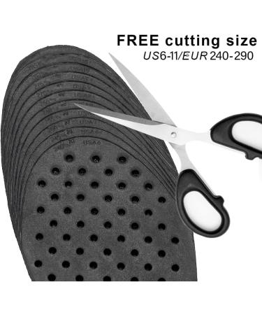 Height Increase Insoles for Men & Women | 2.36 Inch Air Cushion Shoe Lifts - Breathable 3 Layer Design - Buy Online on GoSupps.com