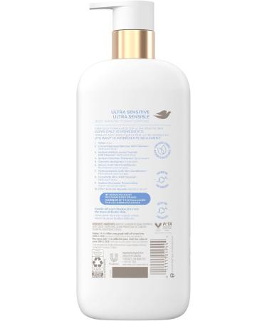 Dove Fragrance Free Body Wash Gentle all-over body cleanser Ultra Sensitive 10 essential ingredients 547mL - Buy Online on GoSupps.com