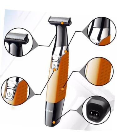 MERRYHAPY Men's Body Hair Trimmer & Shaver - Electric Back Shaver Beard Clipper & Razor for Men - Long Handle Grooming Tool - Buy Online on GoSupps.com