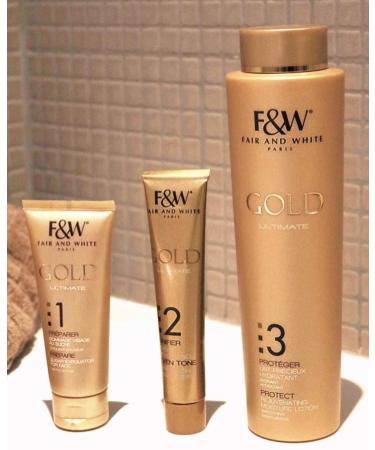 Fair & White 3 Gold Rejuvenating Moisture Lotion 500ml | International Shipping - Fair & White Paris - Buy Online on GoSupps.com