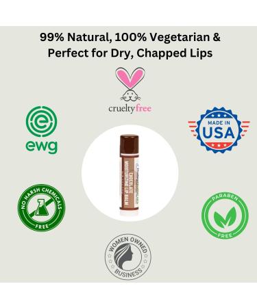 RaGaNaturals Natural Chocolate Lip Balm - Original Beeswax Shea Butter Jojoba Oil Vitamin E - All Day Hydration for Dry & Cracked Lips - Stocking Stuffers & Christmas Gift -Handmade in USA (4 Pack) - Buy Online on GoSupps.com