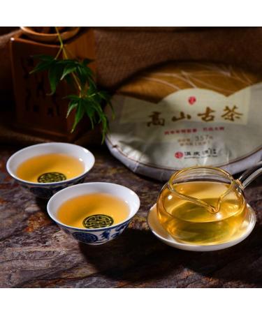 HELLOYOUNG 357g galette de th Pu'er chinois biologique authentique Des lani res denses et charnues un aliment vert au riche ar me Th pu-erh Pu'er Tea - Buy Online on GoSupps.com