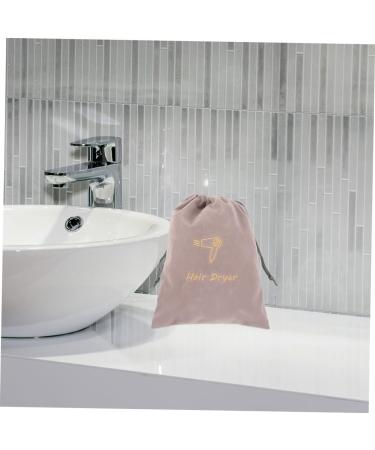 PLAFOPE 2pcs Velvet Bag Travel Hair Dryer Hair Blow Dryer Bag Hair Dryer Bag Storage Bag for Hair Dryer Hair Dryer Organizers Bag Drawstring Storage Bag Travel Bag for Shoes Drawstring Bag - Buy Online on GoSupps.com