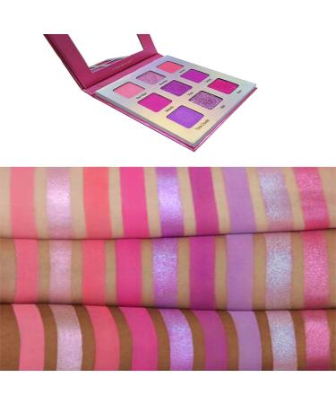 YMH BEAUTE Neon Pink Eyeshadow Palette - Long-Lasting, Highly Pigmented, Cruelty-Free Shades - Buy Online on GoSupps.com