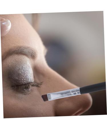 Beavorty 24 pcs Angled eyebrow brush flat concealer brush Makeup Applicator Brush Foundation Brush travel mix 17.5X0.2cmx2pcs Blackx2pcs - Buy Online on GoSupps.com