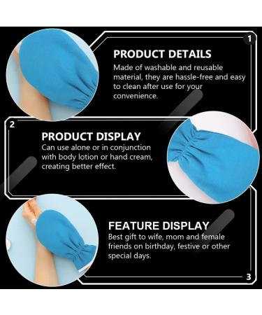 Ipetboom 1 Pair Moisturizing Gloves Overnight Flannel Gloves Washable Spa Flannel Inspection Gloves Hand Beauty Care Gloves 29X16X1CM 1.0 - Buy Online on GoSupps.com