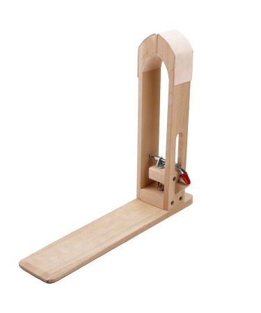 Tosnail Wood Leather Craft Hand Stitching Pony Horse Leather Clamp with Pre Wrapped Leather Clamp