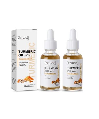 2023 New Turmeric Dark Spot Serum Oil  Turmeric Face Serum Oil  Bright Skin Dark Spot Corrector Face Serum (colorless 2P)