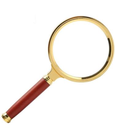 80mm Glass Lens 10X Large Handheld loupe Magnifier for Reading Jewelry Craft Work with a Lens Cloth Better Life