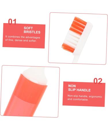 Gleavi Organic Travel Toothbrush - Set of 4 Portable Manual Toothbrushes for On-the-Go Oral Care - Eco-Friendly & Compact Travel Must-Have - Buy Online on GoSupps.com