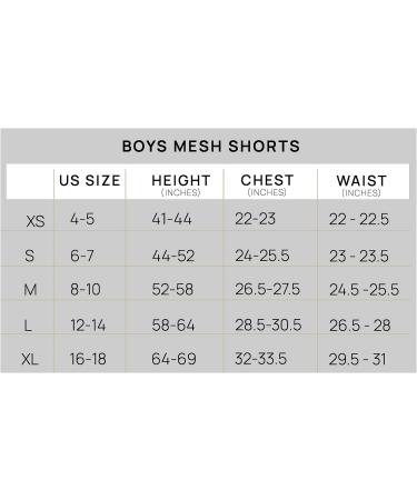 Real Essentials Boys' 5-Pack Mesh Basketball Shorts Large Set 4 - Buy Online on GoSupps.com