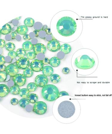 DAODER 4-Pack Sparkly Opal Rhinestones for Nails - 3D Nail Art Kit with Crystal Diamond Charms - Nail Decoration Gems in Pink, White, Blue, Green - DIY Nail Jewels & Crafts - Buy Online on GoSupps.com