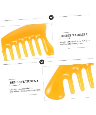 FOMIYES 6 STK Massage Comb Set - Hair & Neck Massagers Scratch Boards & Jade Combs for Ultimate Relaxation - Buy Online on GoSupps.com