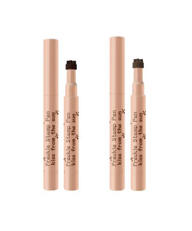 Stylo Taches de Rousseur - Longue Dur e Imperm able l'eau S chage Rapide Peau Vivante Taches de Rousseur Marquage Maquillage Naturel R aliste Faux Taches de Rousseur Maquillage (#34 2g)