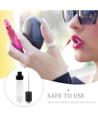 G n rique Lot de 4 Tubes de Gloss L vres Vides 8 Ml Noir L ger Plastique R utilisable pour Voyage Maquillage DIY - Buy Online on GoSupps.com