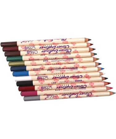 FOMIYES 24 Pcs Brown Eye Shadow Brown Eyeshadow Blue Pencils Eyeliner Pen Set Miss Highlight Eyebrow Pencil - Buy Online on GoSupps.com