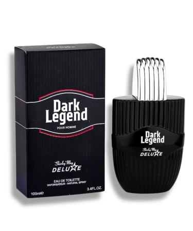 DARK LEGEND POUR HOMME Eau de Toilette 3.4 FL. Oz. Aromatic Fougere fragrance for Men.