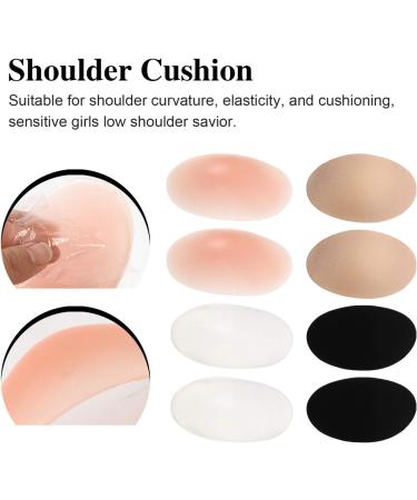 4 Pairs Non-Slip Silicone Shoulder Pads - Invisible Enhancer & Push-Up Shoulder Straps for Ultimate Comfort - Buy Online on GoSupps.com