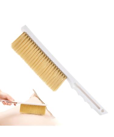 Fovolat Soft Bristle Cleaning Brush Handheld Counter Brush for Household Cleaning - Dense Bristles Hand Brush Anti-Static Dust Brush Anti-Slip for Cabinet Desk Dust