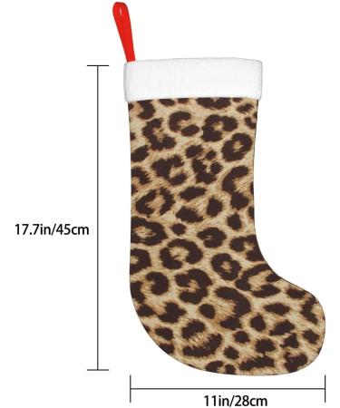 Ffexs Parrot Christmas Socks - Velvet Leopard Print One Size - Perfect for New Year Celebrations | Shop Internationally! - Buy Online on GoSupps.com