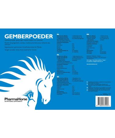 PharmaHorse Ginger powder Digestion Bowel function 100 free from added sugars 3000 grams - Buy Online on GoSupps.com