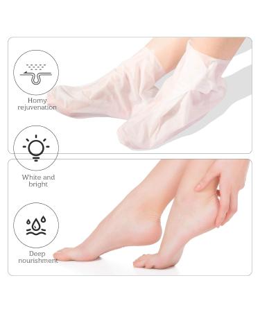 Lavender Foot Peel Mask - 5 Pack for Callus Removal and Soft Feet | Exfoliating Foot Mask for Men and Women - Buy Online on GoSupps.com